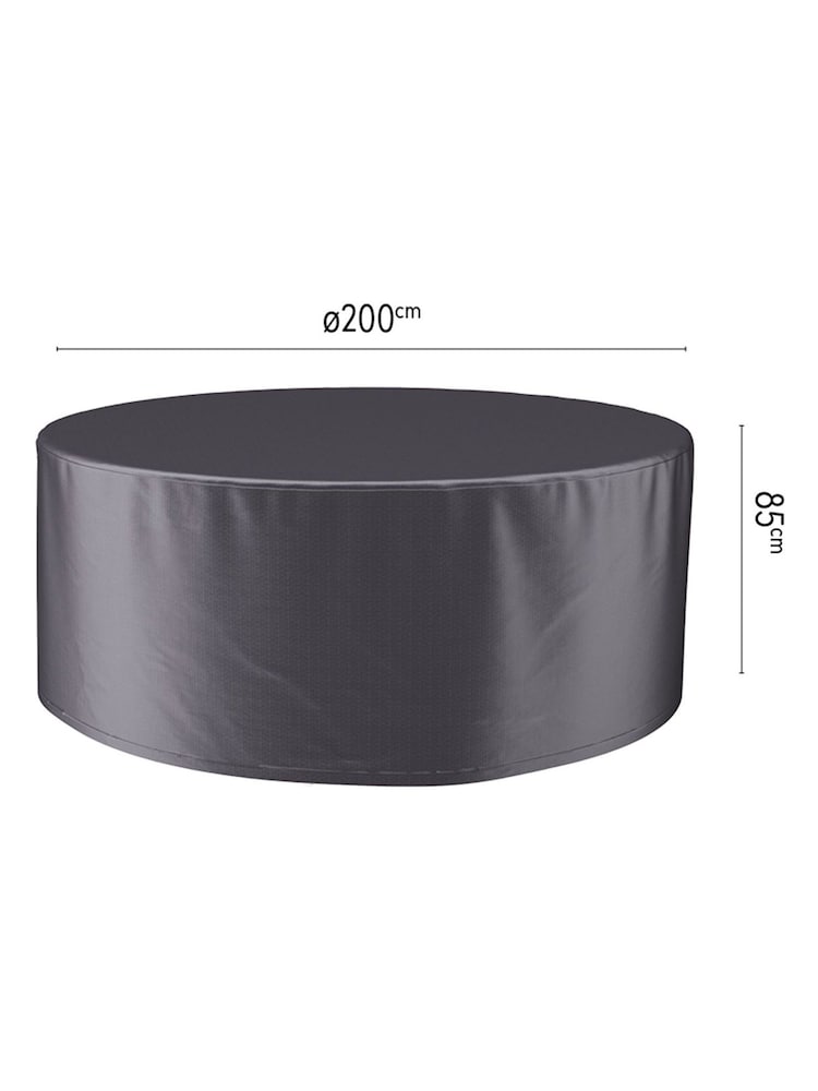 Pacific Anthracite Garden Set Aerocover Round - Image 2 of 6