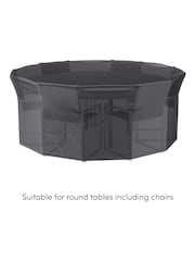 Pacific Anthracite Garden Set Aerocover Round - Image 6 of 6