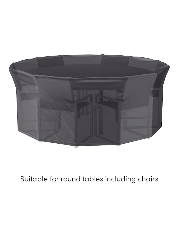 Pacific Anthracite Garden Set Aerocover Round - Image 6 of 6