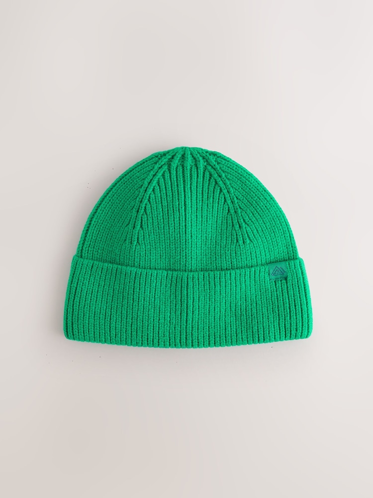 Green Knitted Beanie Hat (1-16yrs) - Image 1 of 3