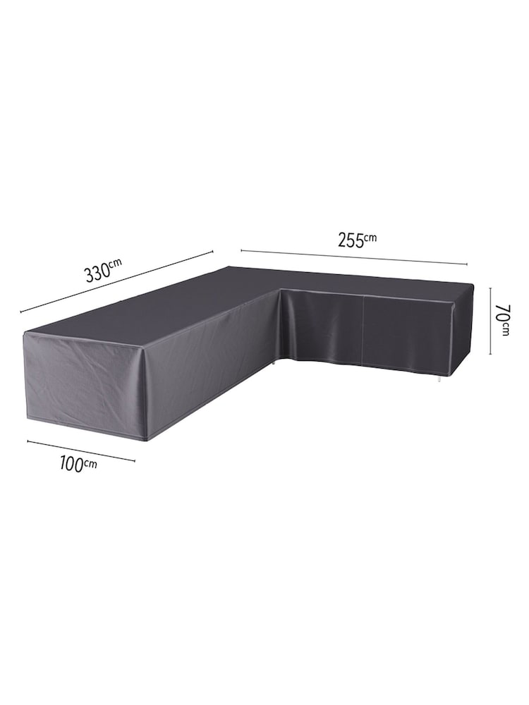 Pacific Anthracite Outdoor Seating Set Aerocover Left Hand LShape - Image 2 of 6 Pacific Anthracite Outdoor Seating Set Aerocover Left Hand LShape - Image 2 of 6