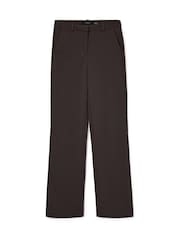 VERO MODA Brown Tailored Stretch Straight Leg Trousers - Image 4 of 5