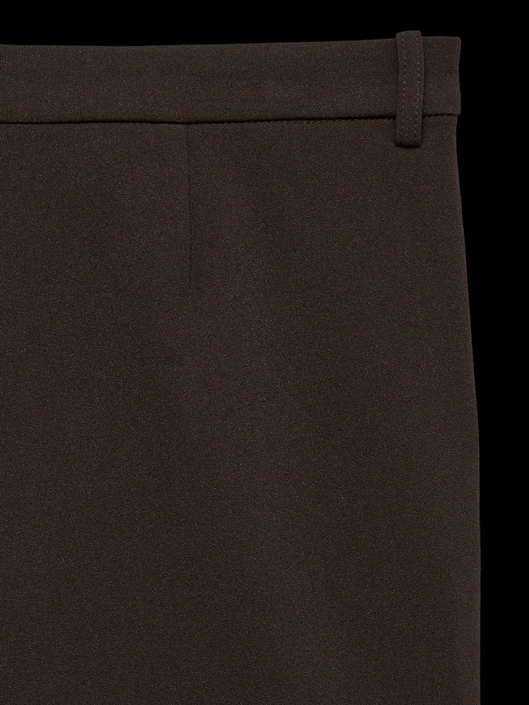 VERO MODA Brown Tailored Stretch Straight Leg Trousers - Image 5 of 5