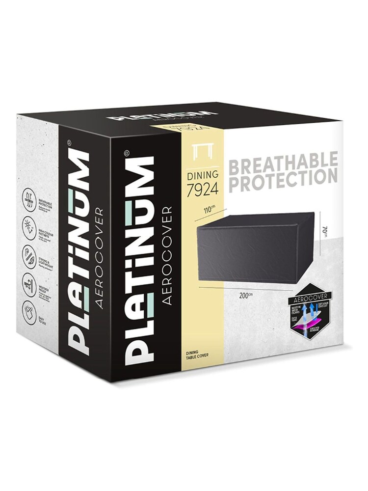 Pacific Anthracite Garden Table Aerocover - Image 1 of 6 Pacific Anthracite Garden Table Aerocover - Image 1 of 6