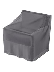 Pacific Anthracite Outdoor High Back Lounge Chair Aerocover - Image 3 of 6