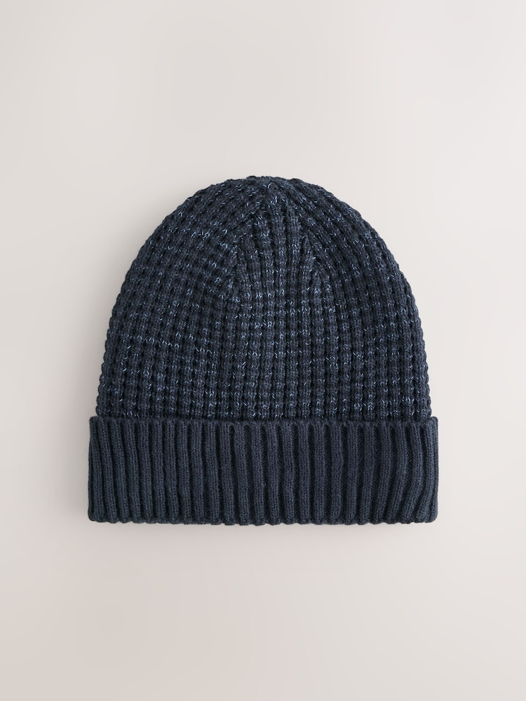 Navy Thinsulate Knitted Beanie Hat (1-16yrs) - Image 2 of 4