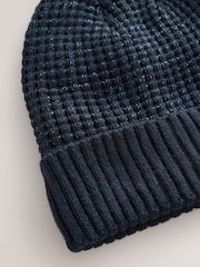 Navy Thinsulate Knitted Beanie Hat (1-16yrs) - Image 3 of 4