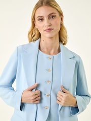Roman Blue Lightweight Relaxed Blazer - Image 1 of 5
