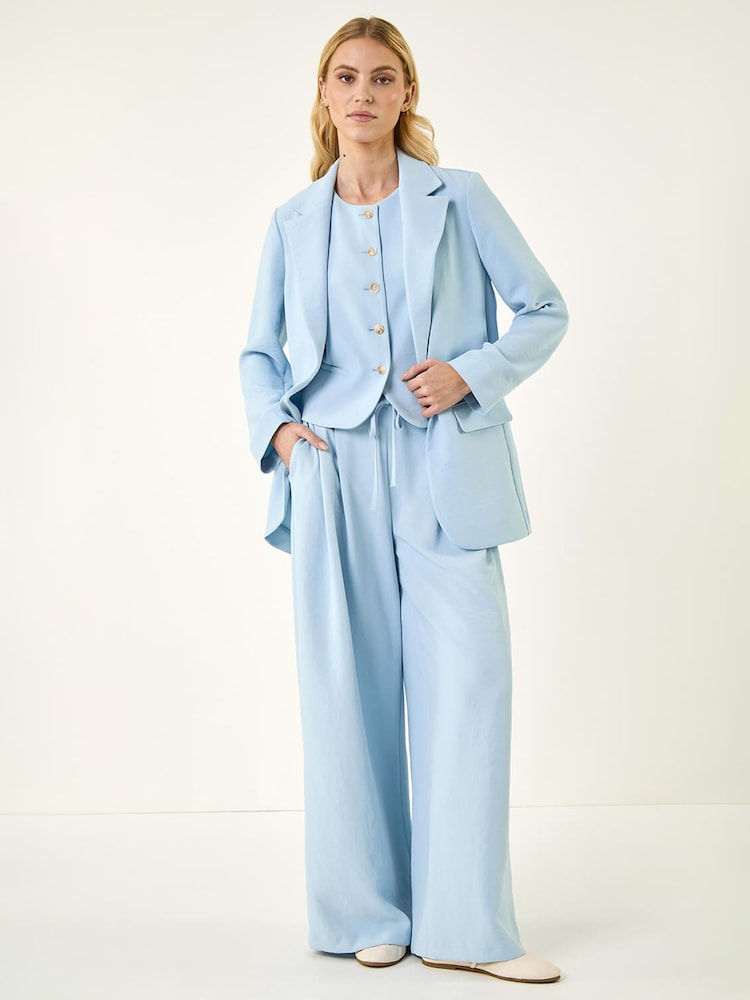 Roman Blue Lightweight Relaxed Blazer - Image 2 of 5