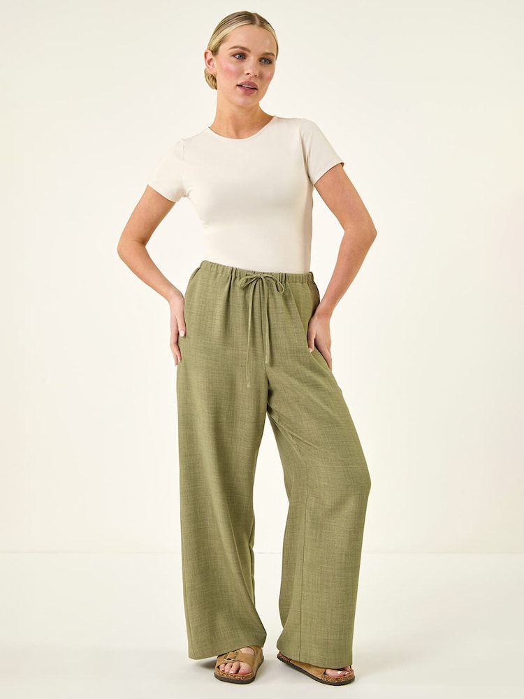 Roman Green Petite Pull On Woven Trousers - Image 2 of 5