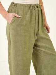 Roman Green Petite Pull On Woven Trousers - Image 5 of 5