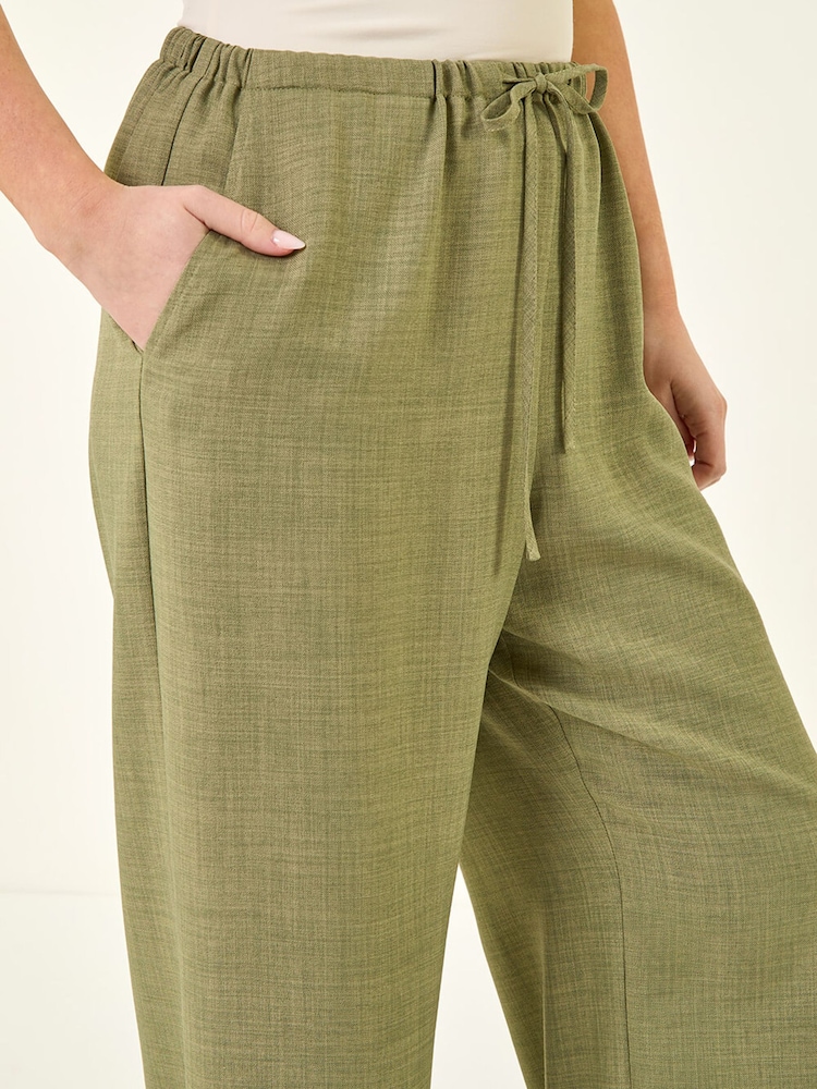 Roman Green Petite Pull On Woven Trousers - Image 5 of 5