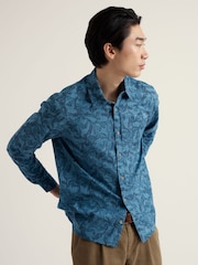 Seasalt Cornwall Blue Palores Shirt - Image 3 of 5