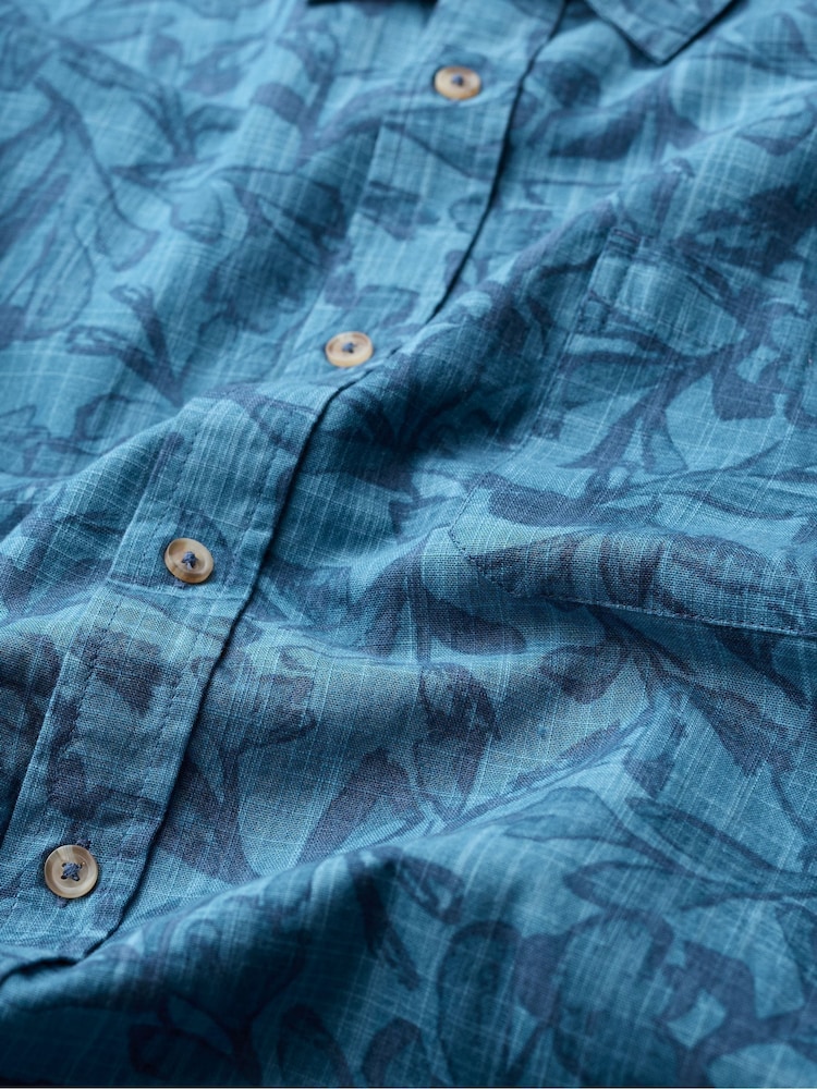 Seasalt Cornwall Blue Palores Shirt - Image 5 of 5