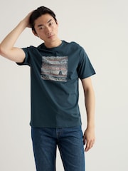 Seasalt Cornwall Dark Blue Midwatch T-Shirt - Image 1 of 5