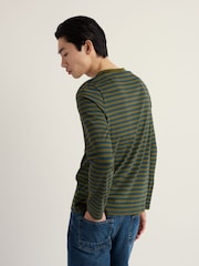 Seasalt Cornwall Green Sailor Shirt With Crew Neck - Image 2 of 5