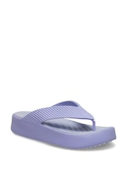 Crocs Purple Getaway Platform Flip Sandals - Image 1 of 5