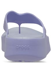Crocs Purple Getaway Platform Flip Sandals - Image 5 of 5