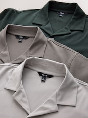 Neutral/Green/Grey 3 Pack Jersey Shirt and Short Set - Image 8 of 9