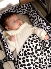 Etta Loves Black Leopard Print Sensory Pram Strip - Image 4 of 7