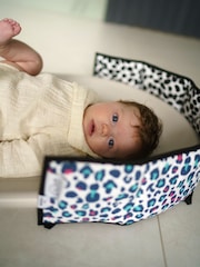 Etta Loves Black Leopard Print Sensory Pram Strip - Image 5 of 7