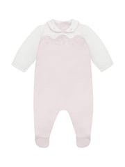 Emile Et Rose Leah All In One Pink Lower with Embroidered Scalloped Yoke - Image 2 of 4