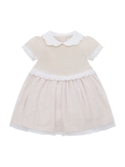 Emile Et Rose Lauren Dress with Knitted Upper Skirt Embroidered Tulle Overlay & Pants - Image 2 of 4