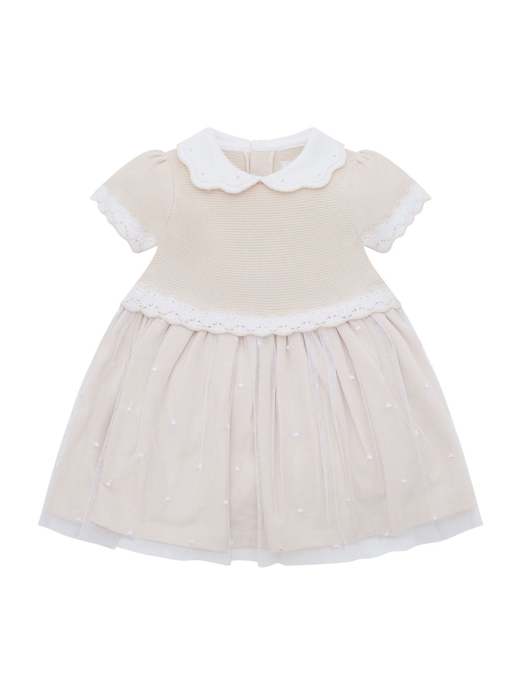 Emile Et Rose Lauren Dress with Knitted Upper Skirt Embroidered Tulle Overlay & Pants - Image 2 of 4 Emile Et Rose Lauren Dress with Knitted Upper Skirt Embroidered Tulle Overlay & Pants - Image 2 of 4