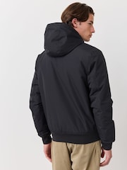 Fred Perry Black Hooded Brentham Jacket - Image 3 of 6
