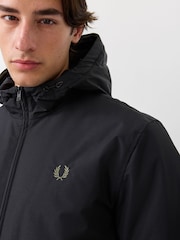 Fred Perry Black Hooded Brentham Jacket - Image 4 of 6