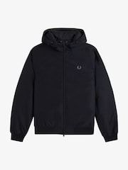 Fred Perry Black Hooded Brentham Jacket - Image 5 of 6