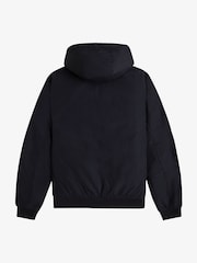Fred Perry Black Hooded Brentham Jacket - Image 6 of 6
