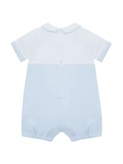 Emile Et Rose Lucas - 2 In1 Blue Bib Short With Embroidered Bear Features & 3D Ears - Image 3 of 4