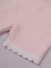 Laura - Knitted Crocheted Hems &  Embroidered Collar Top & Shorts 2 Piece - Image 6 of 6