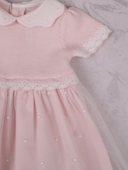 Emile Et Rose Lauren Dress with Knitted Upper Skirt Embroidered Tulle Overlay & Pants - Image 4 of 4