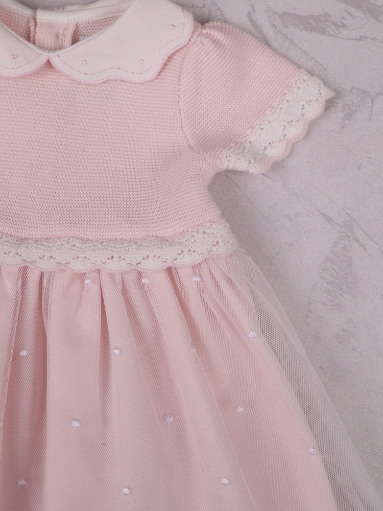 Emile Et Rose Lauren Dress with Knitted Upper Skirt Embroidered Tulle Overlay & Pants - Image 4 of 4 Emile Et Rose Lauren Dress with Knitted Upper Skirt Embroidered Tulle Overlay & Pants - Image 4 of 4