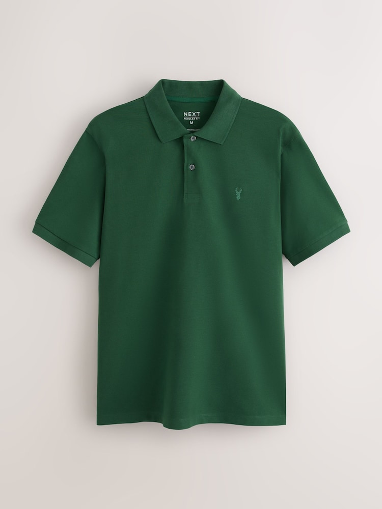 Green Rich - Corte estándar - Polo de manga corta de piqué - Imagen 1 de 3