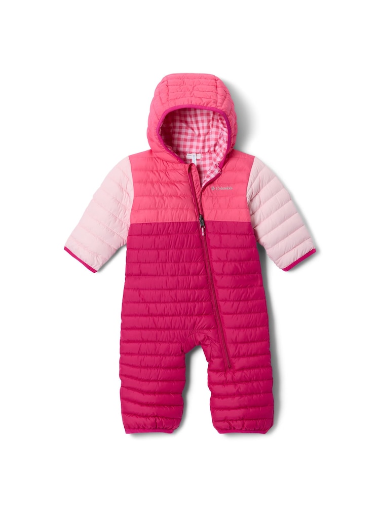 Columbia Pink Powder Lite™ II Reversible Bunting Snowsuit - Image 1 of 3