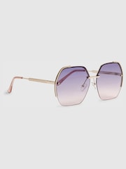 River Island Oversized Rimless Sunglasses - תמונה 2 מתוך 3
