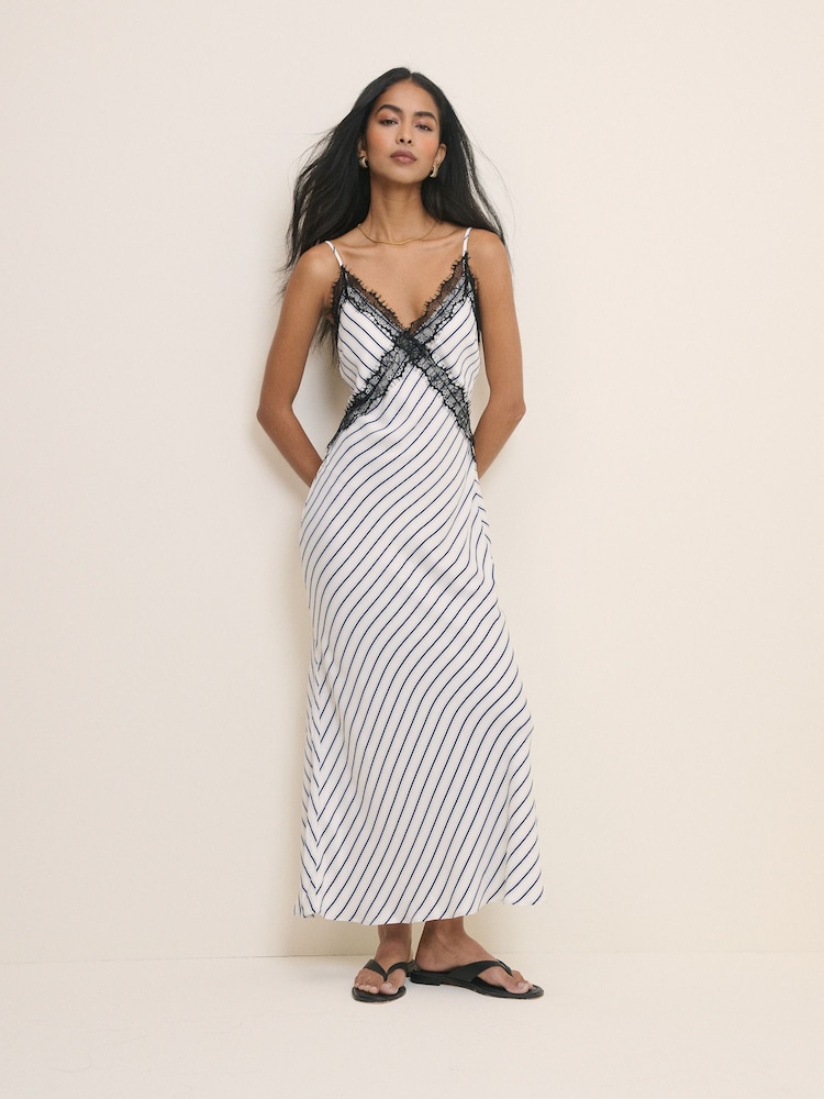 Nobodys Child Emerson Midi Satin Dress - Image 1 of 5