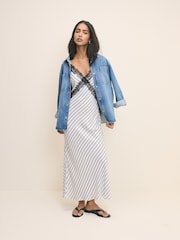 Nobodys Child Emerson Midi Satin Dress - Image 4 of 5