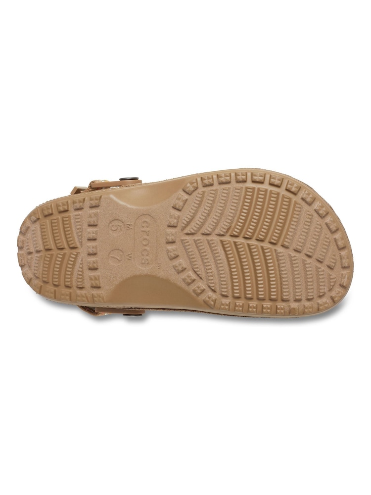 Crocs Brown Classic Stitch Clogs - Image 6 of 6