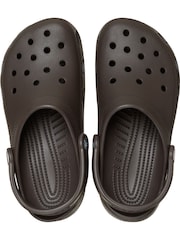 Crocs Brown Adults Classic Clogs - Image 4 of 7
