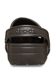 Crocs Brown Adults Classic Clogs - Image 5 of 7