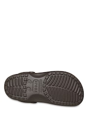 Crocs Brown Adults Classic Clogs - Image 6 of 7