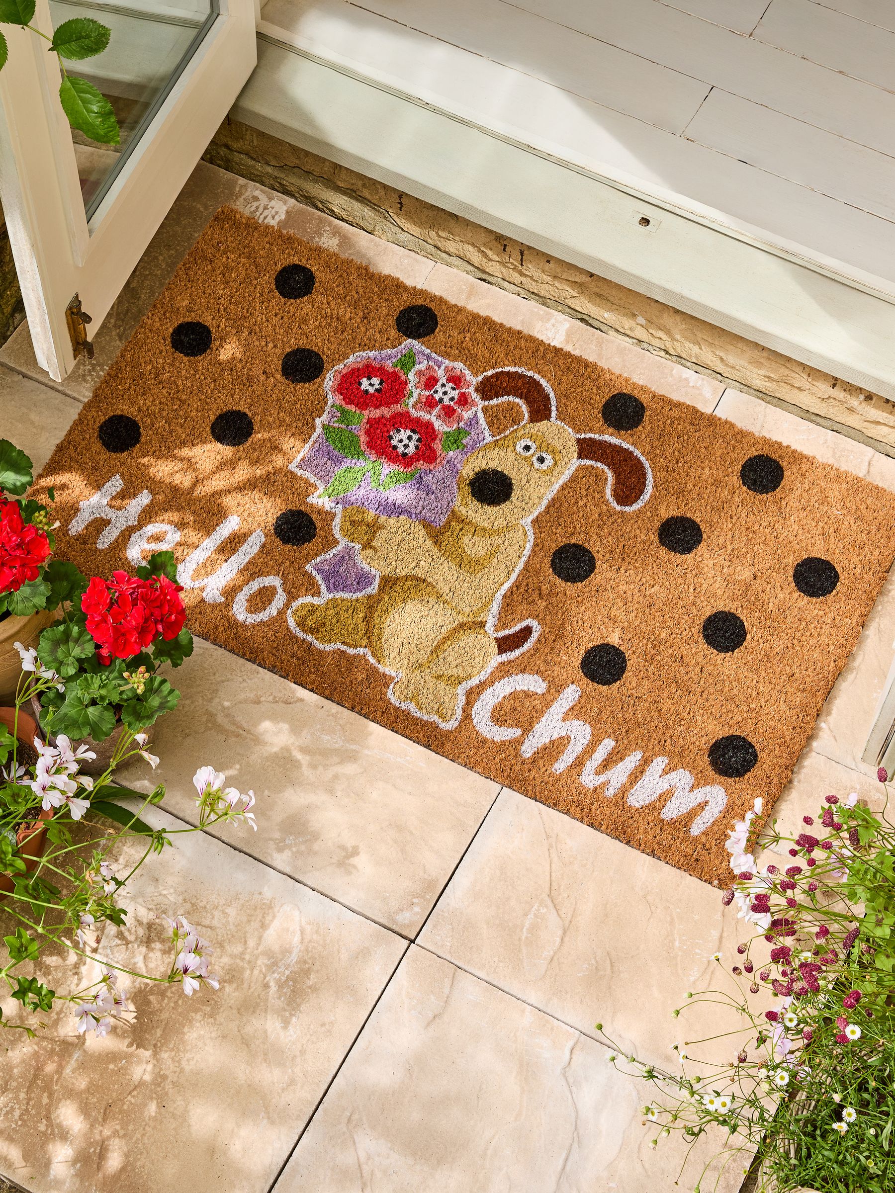 Cath Kidston Natural Hello Chum Gromit Doormat
