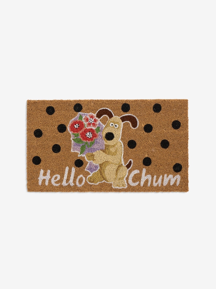 Cath Kidston Natural Hello Chum Gromit Doormat - Image 1 of 1 Cath Kidston Natural Hello Chum Gromit Doormat - Image 1 of 1