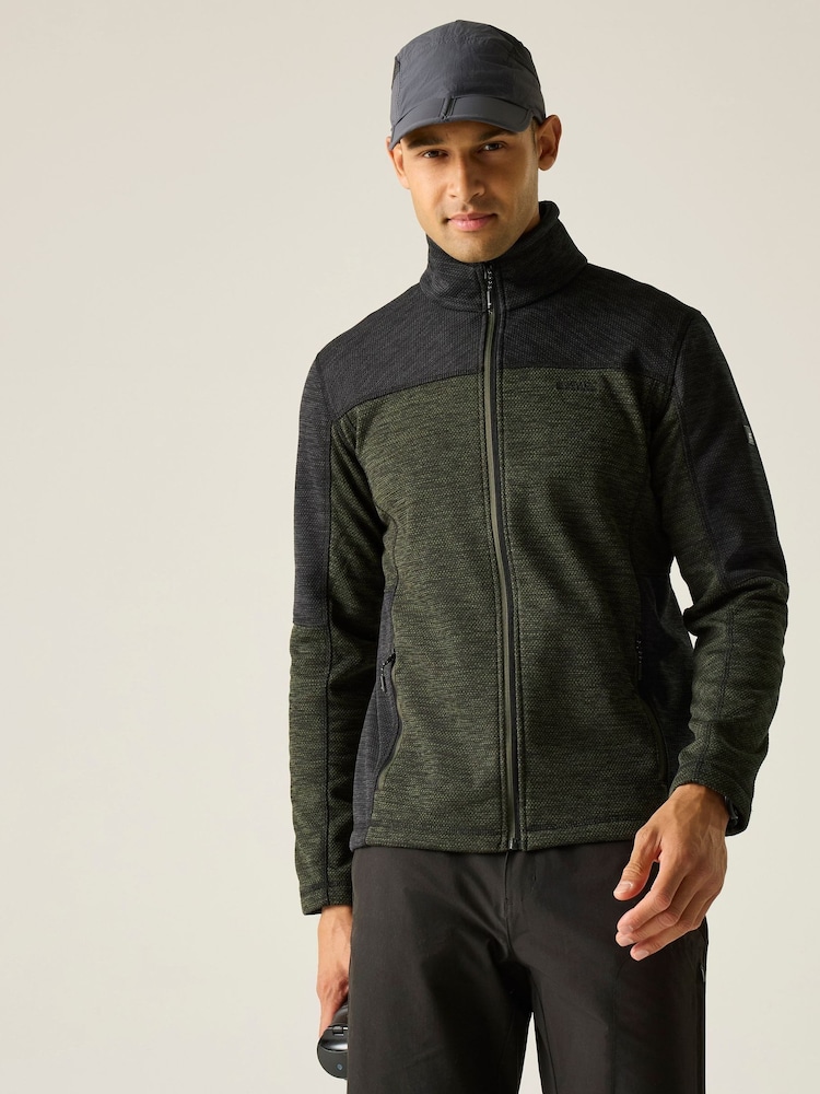 Regatta Green Highton Full Zip Midlayer Sweat Top - Image 1 of 7 Regatta Green Highton Full Zip Midlayer Sweat Top - Image 1 of 7
