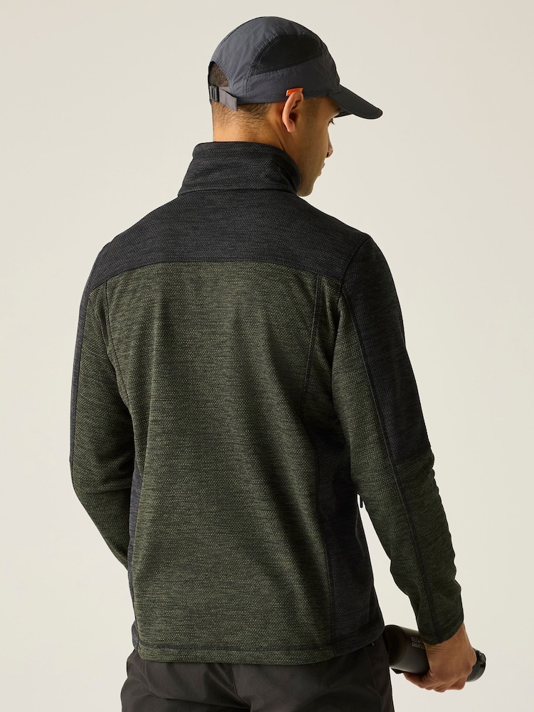 Regatta Green Highton Full Zip Midlayer Sweat Top - Image 2 of 7 Regatta Green Highton Full Zip Midlayer Sweat Top - Image 2 of 7