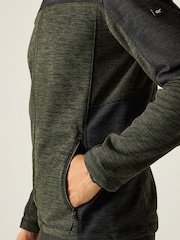 Regatta Green Highton Full Zip Midlayer Sweat Top - Image 4 of 7